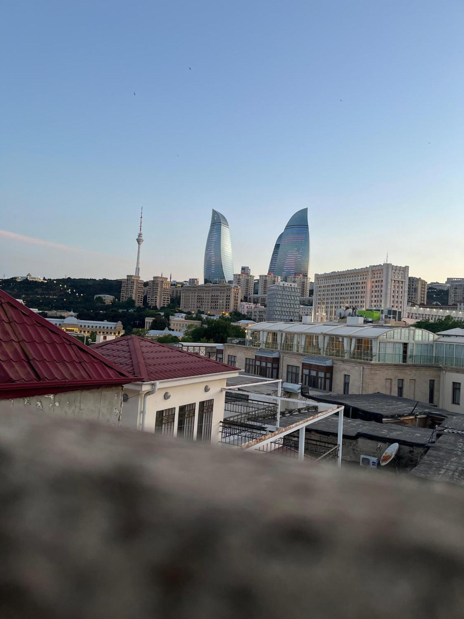 Cafe Terrace Hostel Baku Kültér fotó